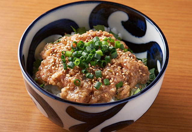 あじのなめろう丼